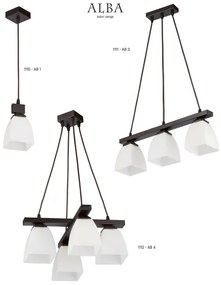 Jupiter 1111 - AB3 -  Lustra ALBA 3xE27/60W/230V