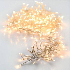 Ghirlandă LED de exterior pentru Crăciun 3000xLED/230V/8 funcții 24,8 m IP44 alb cald