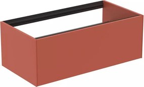 Dulap baza suspendat Ideal Standard Atelier Conca rosu - oranj mat 1 sertar 100 cm