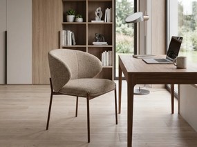 Scaun de masa KIOTO, nuc/bej