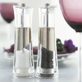 Cole&Mason - Set 2 râșnițe sare și piper BOBBI, 18,5 cm