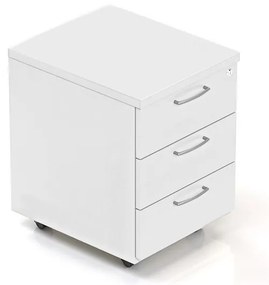 Container Visio 52 x 43 cm - 3 sertare, alb