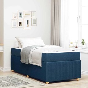vidaXL Cadru de pat Altele albastru 80 x 200 cm țesătură