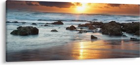 Tablou - Marea scăldată de soare (120x50 cm)