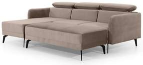 Coltar maro deschis BLIZZARD Varianta de canapea: Colt Stanga