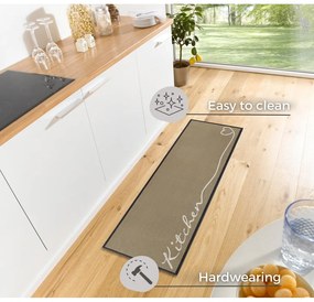Covor tip traversă Zala Living The Kitchen, 50 x 150 cm, bej