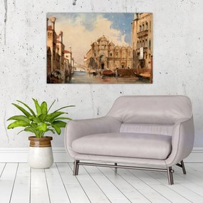 Tablou - Jules-Romain Joyant, The Scuola di San Marco, Venice, reproducere (90x60 cm)