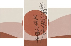 Tablou - Boho frunze N⁰1 (90x60 cm)