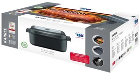 Elo 62042 Tavă de copt cu capac pentru grătarKarree 42 x 26 cm