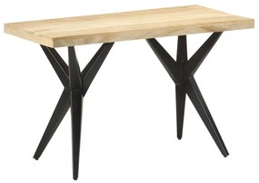 vidaXL Masă de bucătărie, 120x60x76 cm, lemn masiv de mango