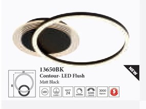 Plafoniera LED design circular Contour