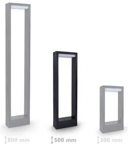 Lampă LED de exterior Brilagi RAGUSA LED/7W/230V 3000/4000/6000K IP54 50 cm