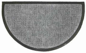 Preș de cauciuc semicerc HOME ELEMENTS gri , 45x 75 cm