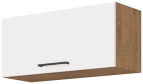 Dulap superior de bucătărie Virion 80 GU 36 1F (stejar lancelot + alb). 1032536