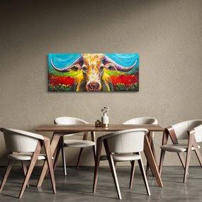 Tablou - Vacă pictată (120x50 cm)