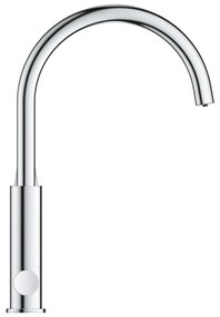 Baterie de bucatarie Grohe BauCurve Blue Pure,  monocomanda, pipa inalta, fara filtru, crom - 31723000