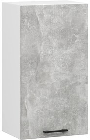 Dulap de bucătărie superior Organo W 40 (alb + beton). 1117510