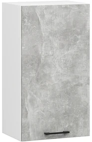 Dulap de bucătărie superior Organo W 40 (alb + beton). 1117510