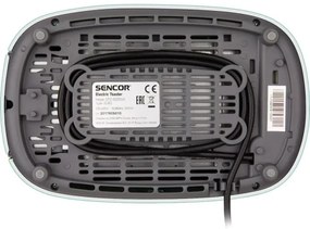 Sencor - Prăjitor de pâine cu 2 fante și încălzitor pentru chifle, 1000 W/230 V, culoare mentă