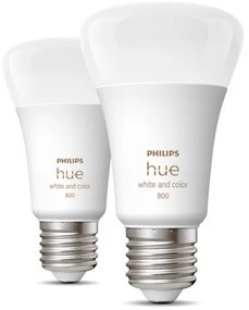 Set 2x LED bec Philips Hue WACA A60 E27/6,5W/230V dimabil 2000-6500K