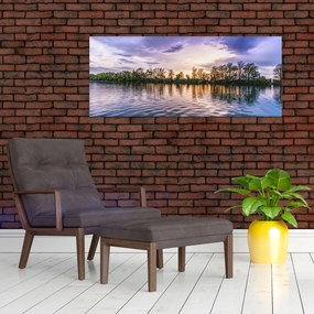 Tablou cu lac (120x50 cm)