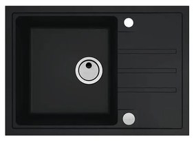 Chiuvetă de bucătărie ALVEUS 1149126 INTERMEZZO 68x48 cm negru mat