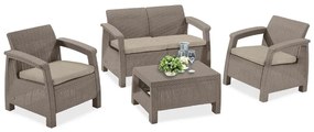 Corfu set II set de mobilier de grădină cappuccino
