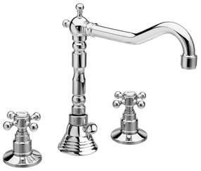 Baterie argintiu-lucios pentru chiuvetă Antea – Sapho