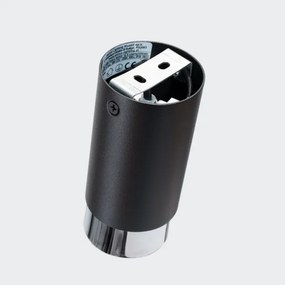 Spot Sollux SL.1408 NERO 1xGU10/10W/230V 12,5 cm negru/crom lucios