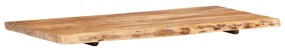 Blat lavoar de baie, 118x55x3,8 cm, lemn masiv de acacia 118 x 55 x 3.8 cm