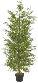 Chiparos verde artificial in ghiveci 150 cm
