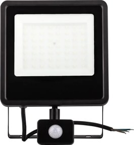 Proiector LED de exterior cu senzor LED/100W/230V 4000K IP65 negru