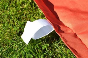 Cort de grădină foarfecă PROFI 3x3m teracotă+2 pereți latera