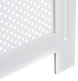 HOMCOM Carcasă Modernă pentru Calorifer din MDF Tip Grilă, 78x82x19 cm, Alb | Aosom Romania
