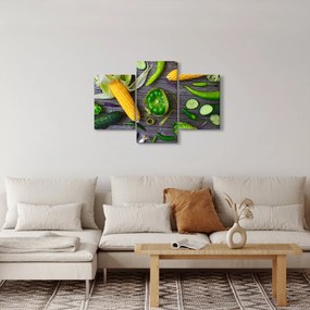 Tablou cu legume (90x60 cm)