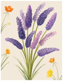 Ilustrație Purple flower, Bohonewart
