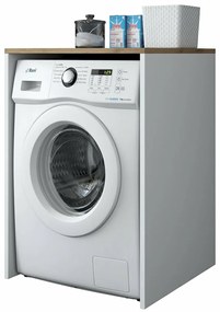 Dulap deasupra mașinii de spălat Duma White andWalnut