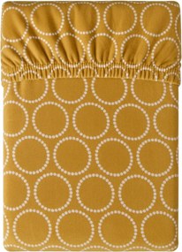 Cearsaf din microfibra VELIORA portocaliu 90x200 cm