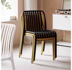 Scaun din plastic TREGO, alb