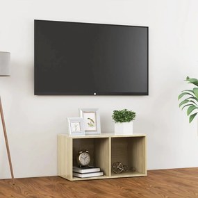 Comoda TV, stejar Sonoma, 72x35x36,5 cm, PAL