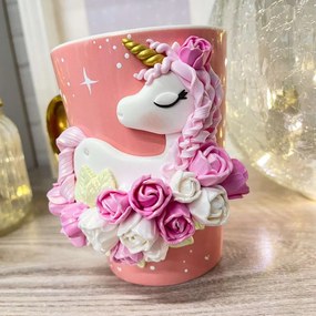 Cană Unicorn Roz