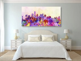 Tablou New York în design de acuarelă