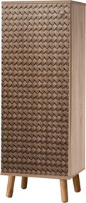 Pantofar VEGAS, stejar, PAL melaminat, 50x38x135 cm