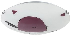 Aplica camera copii motiv pasare mov Fowly