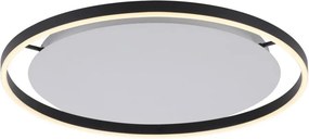 Leuchten Direkt 15392-13 - Plafonieră LED dimerizabilă RITUS 28W/230V neagră
