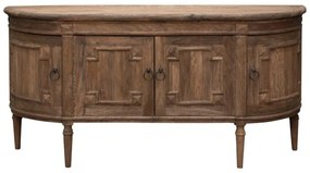 Bufet din lemn masiv de mango cu 4 uși, „Beaussant”