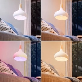 Set 2x Bec LED RGB reglabil Philips SMART C37 E14/4,9W/230V 2200-6500K