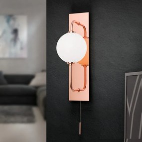 Aplica de perete design modern PIPES, copper