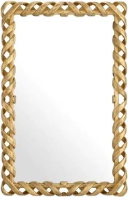 Oglinda decorativa design LUX Casone auriu, 141x93cm