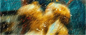Tablou - Îngerii sărutăndu-se (120x50 cm)